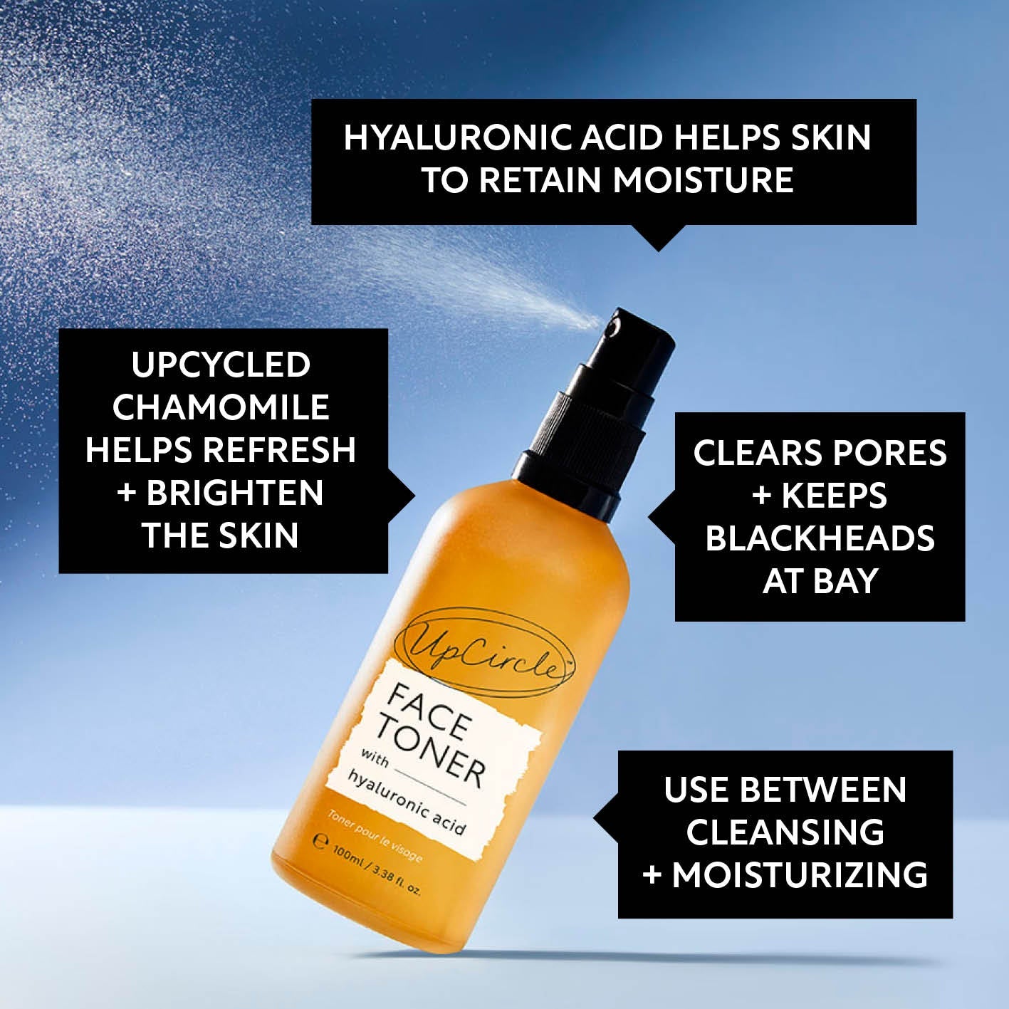 Face Toner with Hyaluronic Acid - M2G