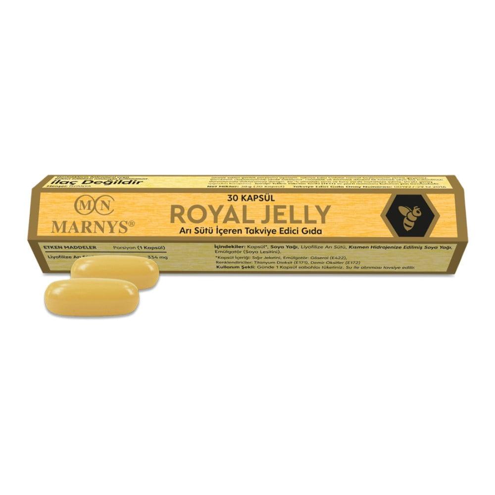 Marnys Royal Jelly 1000 mg - Nutritional Supplement | 30 Capsules