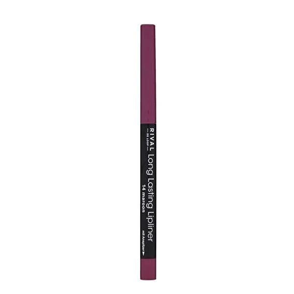 Rival de Loop Long-Lasting Maroon Lip Liner for Defined Lips - Durable Makeup Accessory