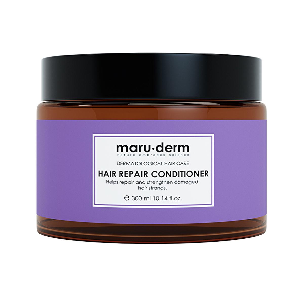 Maruderm Hair Repair Conditioner: Argan & Coconut Oil Treatment for Damaged Hair, Volumizing & Shine