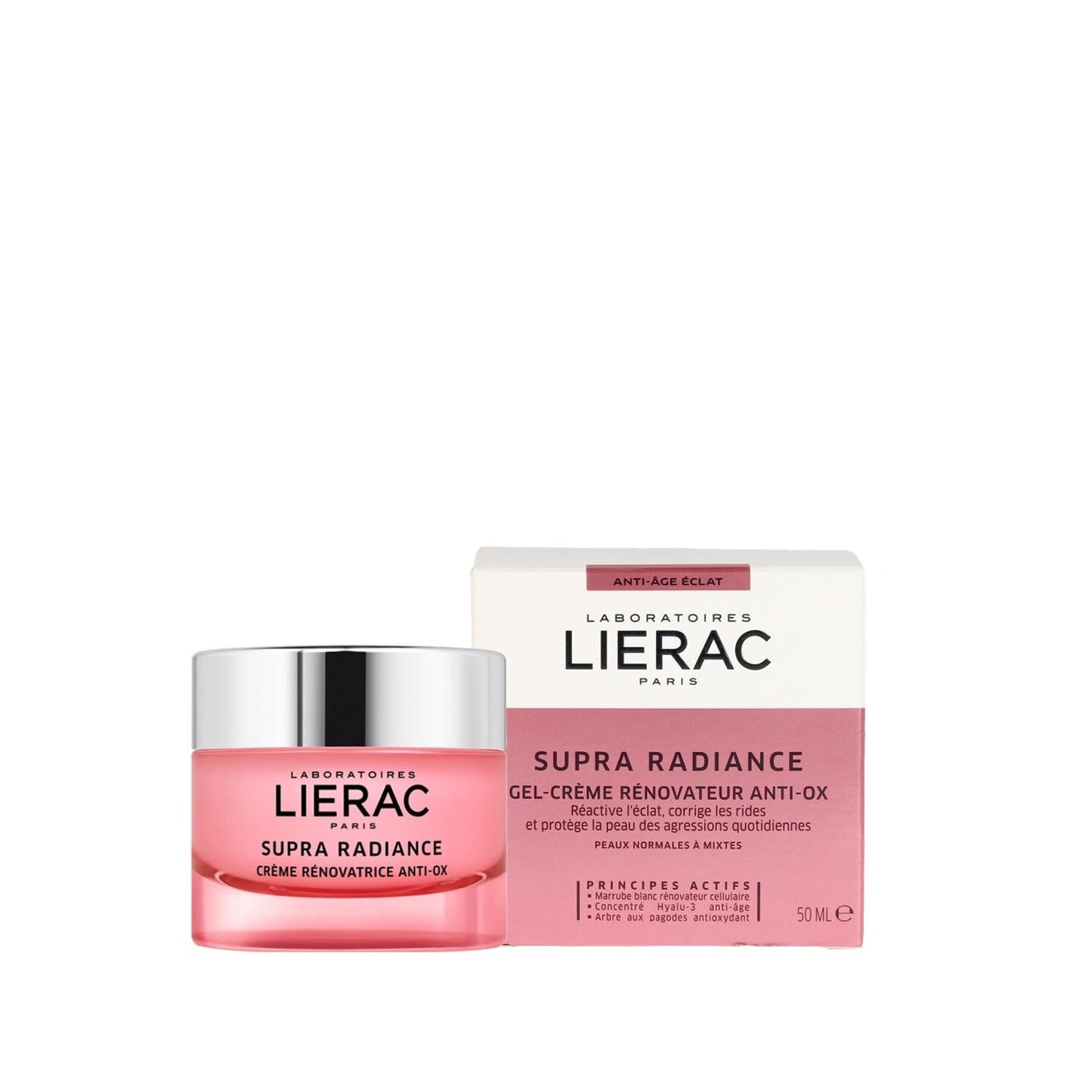 Lierac Supra Radiance Anti-Wrinkle Cream 50ml - Anti-Aging Face Moisturizer