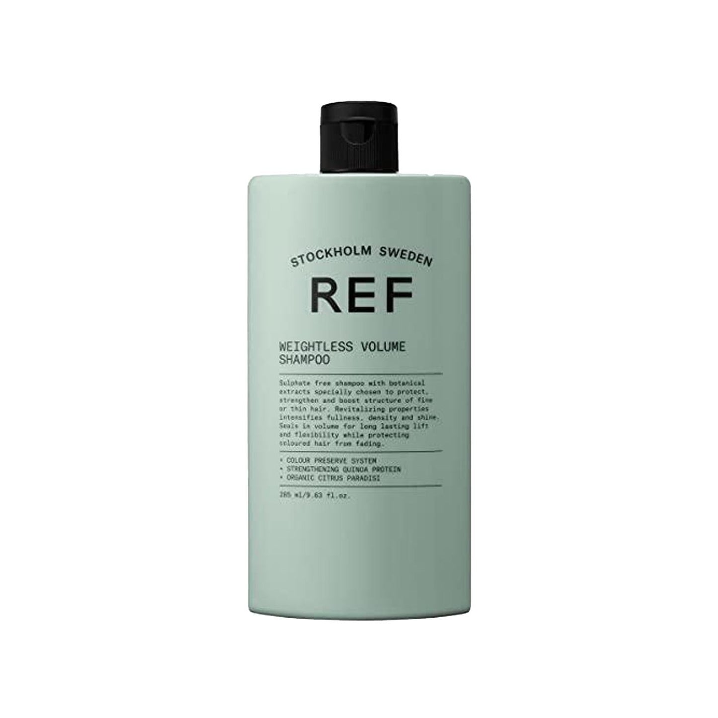REF Weightless Volume Shampoo - 285ml, Lightweight Hair Care for Fine or Limp Hair, Adds Volume Without Weighing Down
