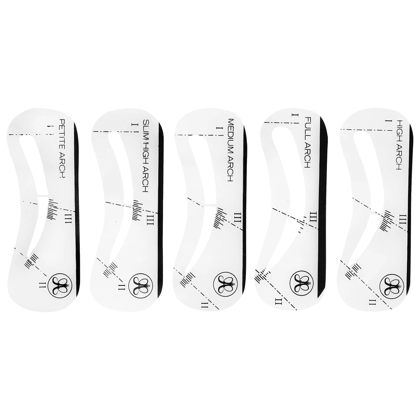 Anastasia Eyebrow Shaping Stencil Set - 5 Shapes for Perfect Brows at Home