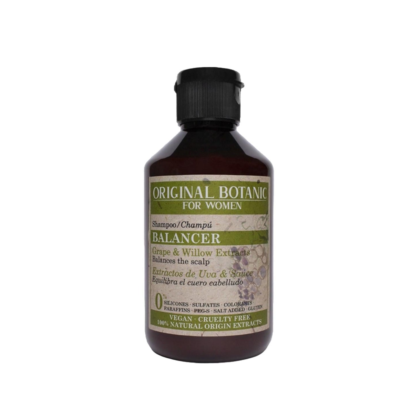 ORIGINAL BOTANIC Vegan Shampoo for Women - Deep Cleansing, Cruelty-Free Hair Care, 8.45 fl oz