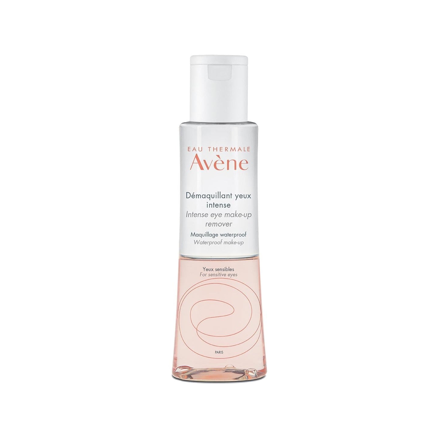 Avene Intense Eye Make-Up Remover - Gentle Dual-Phase Eye Makeup Remover for Sensitive Eyes - 125ml