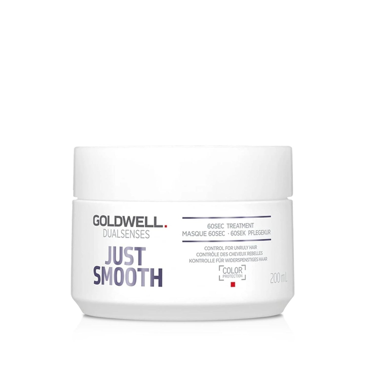 Goldwell Dualsenses Just Smooth 60Sec Hair Mask - Smoothing & Nourishing Formula, 6.76 fl oz