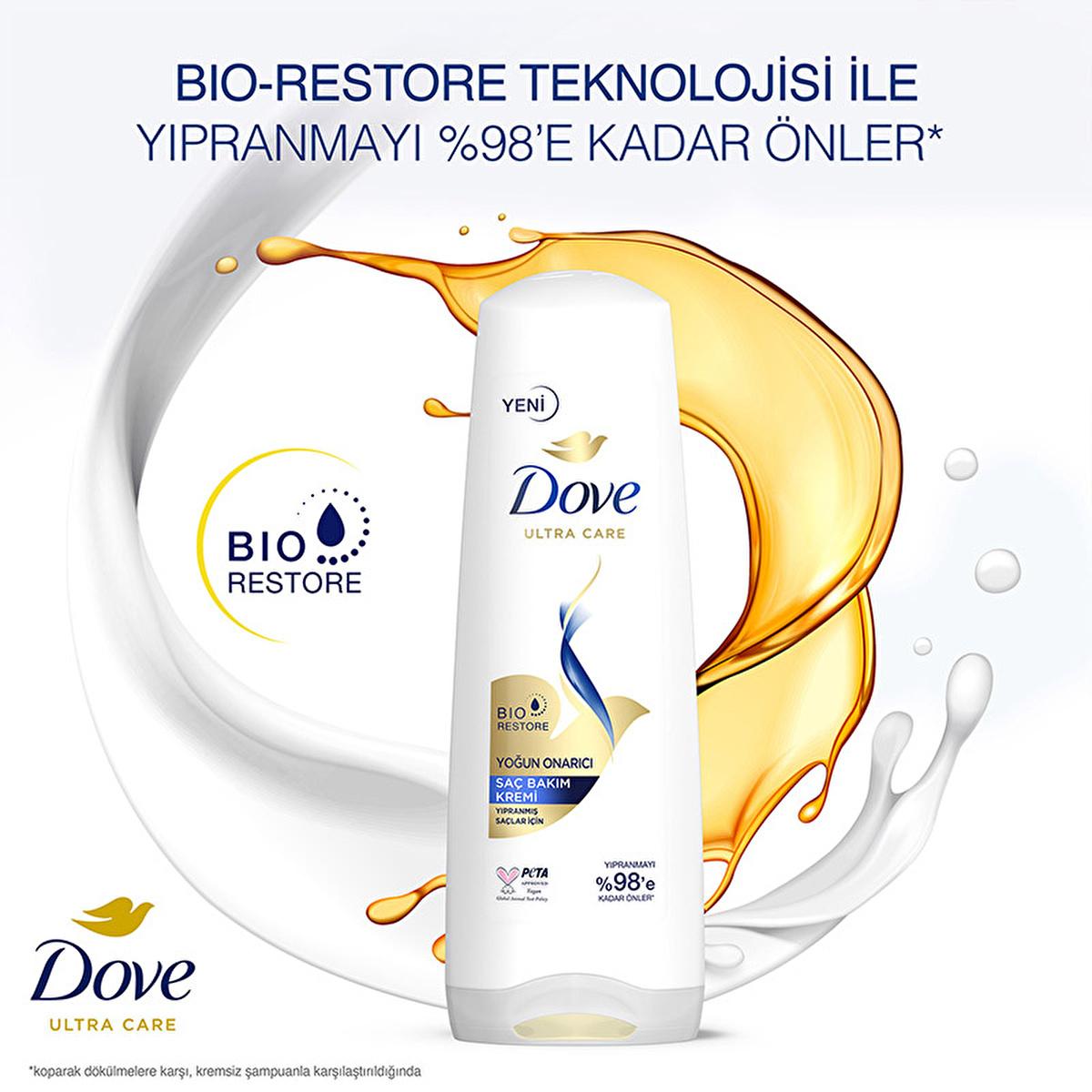 Dove Ultra Care Intensive Hair Conditioner: Damaged Hair Repair, Breakage Reduction, Vegan & Cruelty-Free - Restores Shine & Smoothness