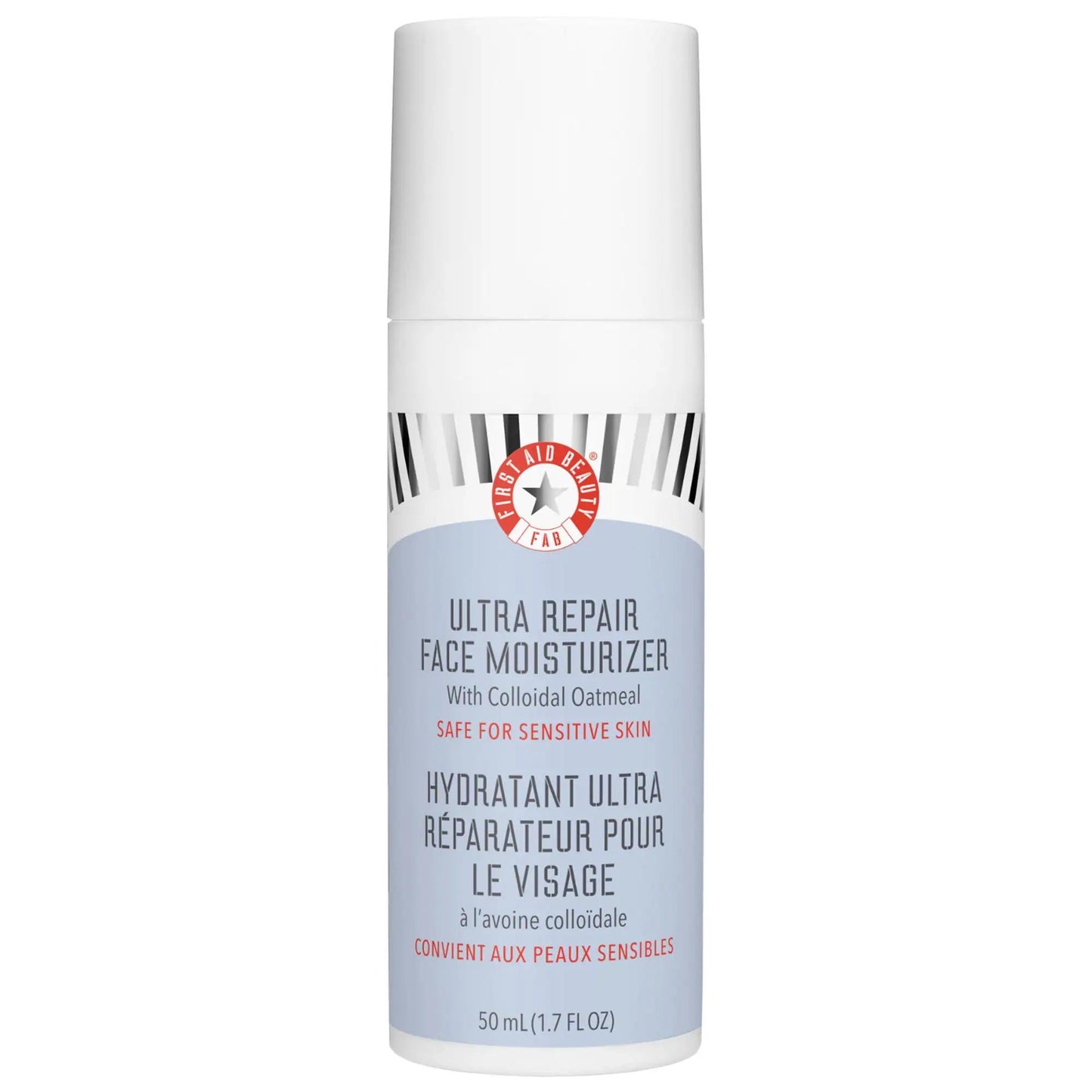 Ultra Repair Facial Moisturizer by First Aid Beauty - Vegan, Cruelty-Free Hydrating Face Cream for Normal Skin, Relieves Dryness & Redness