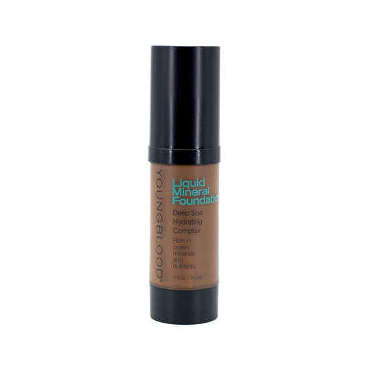 YOUNGBLOOD Liquid Mineral Foundation ESPRESSO 1oz - Imperfect Box - M2G