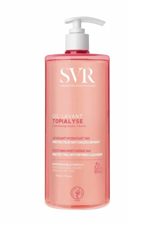 SVR Topialyse Gel Lavant Cleansing Gel for Sensitive Skin - Gentle, Non-Irritating, Family-Friendly Cleanser