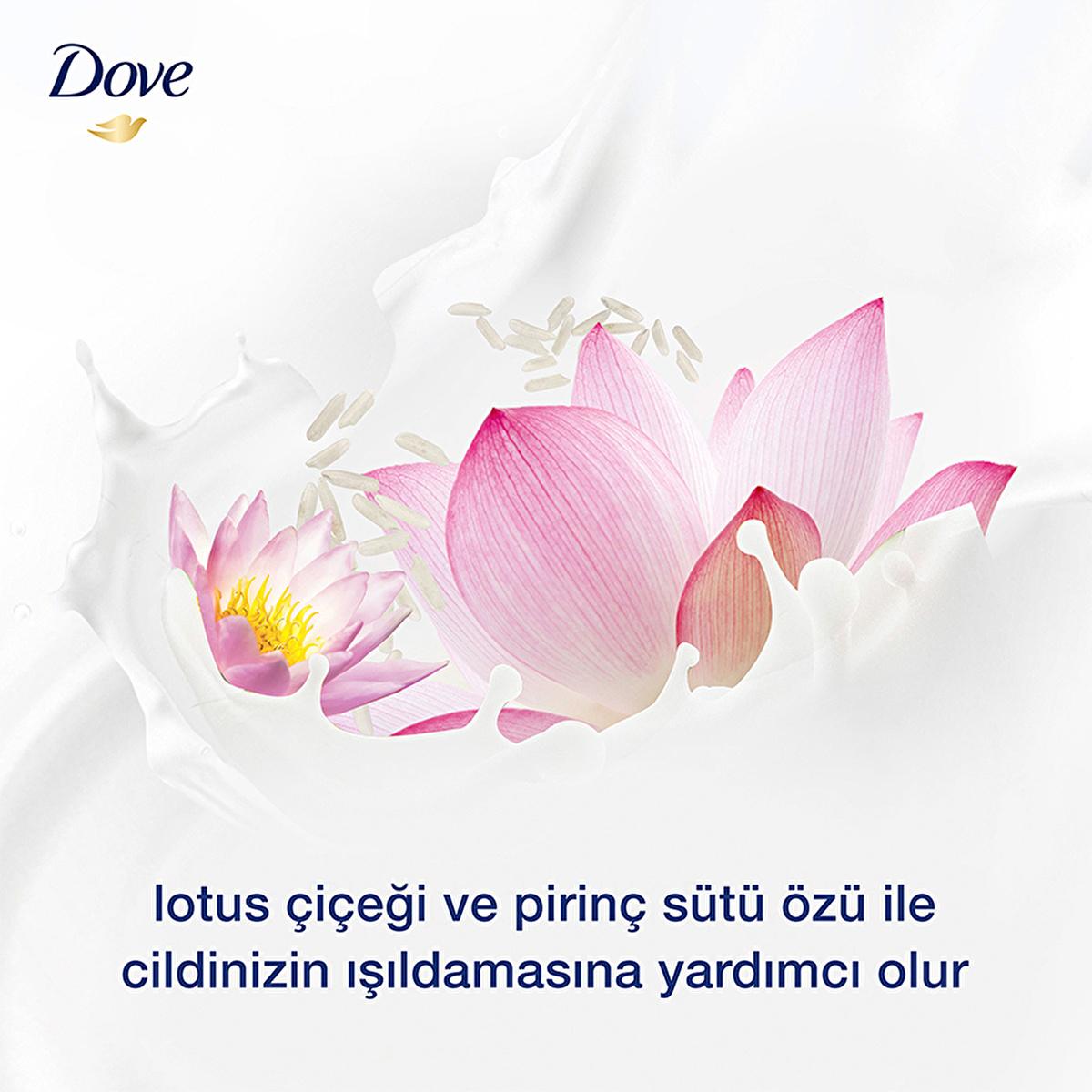 Dove Moisturizing Liquid Hand Soap with Lotus Flower & Rice Milk Extract - Gentle, Dermatologically Tested, 15.22 fl oz