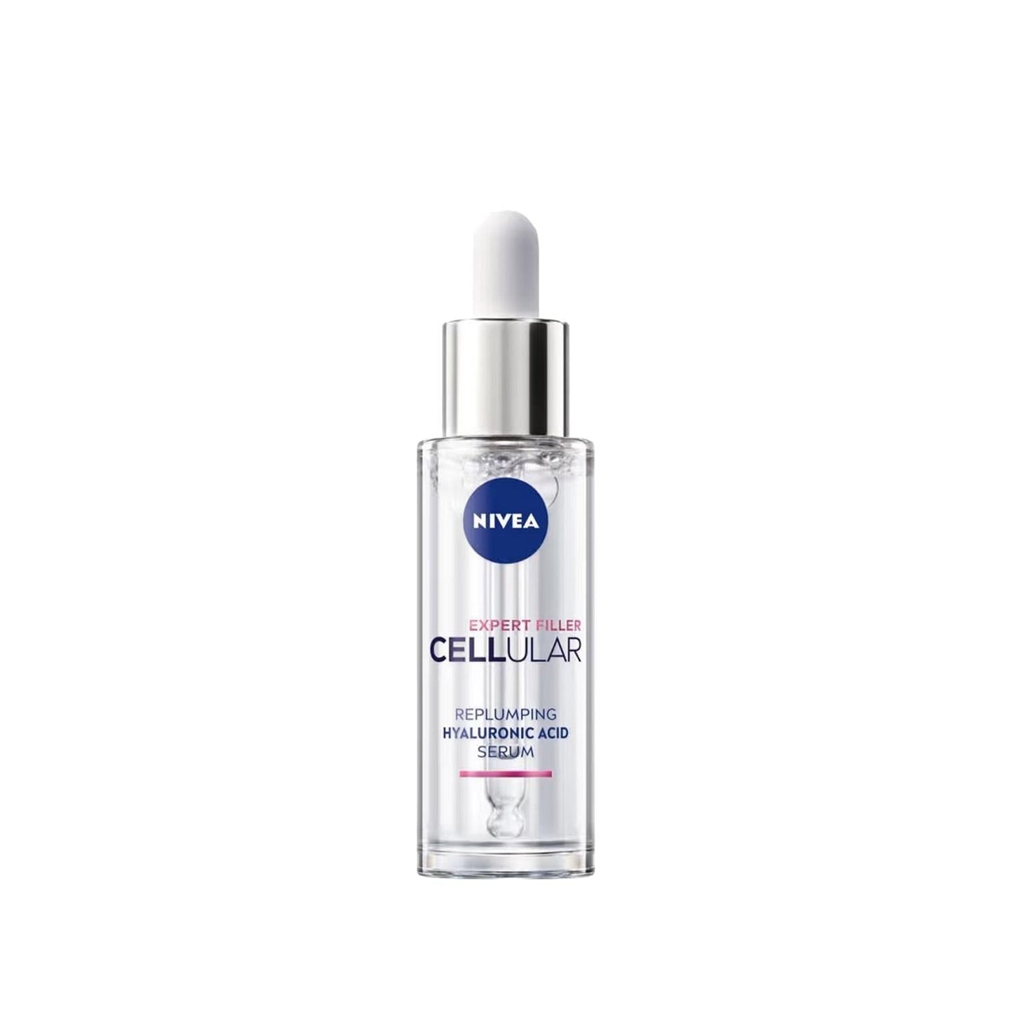 Nivea Expert Filler Cellular Hyaluronik Asit Anti-Aging Serum - Hydrating, Plumping, Reduces Fine Lines & Wrinkles