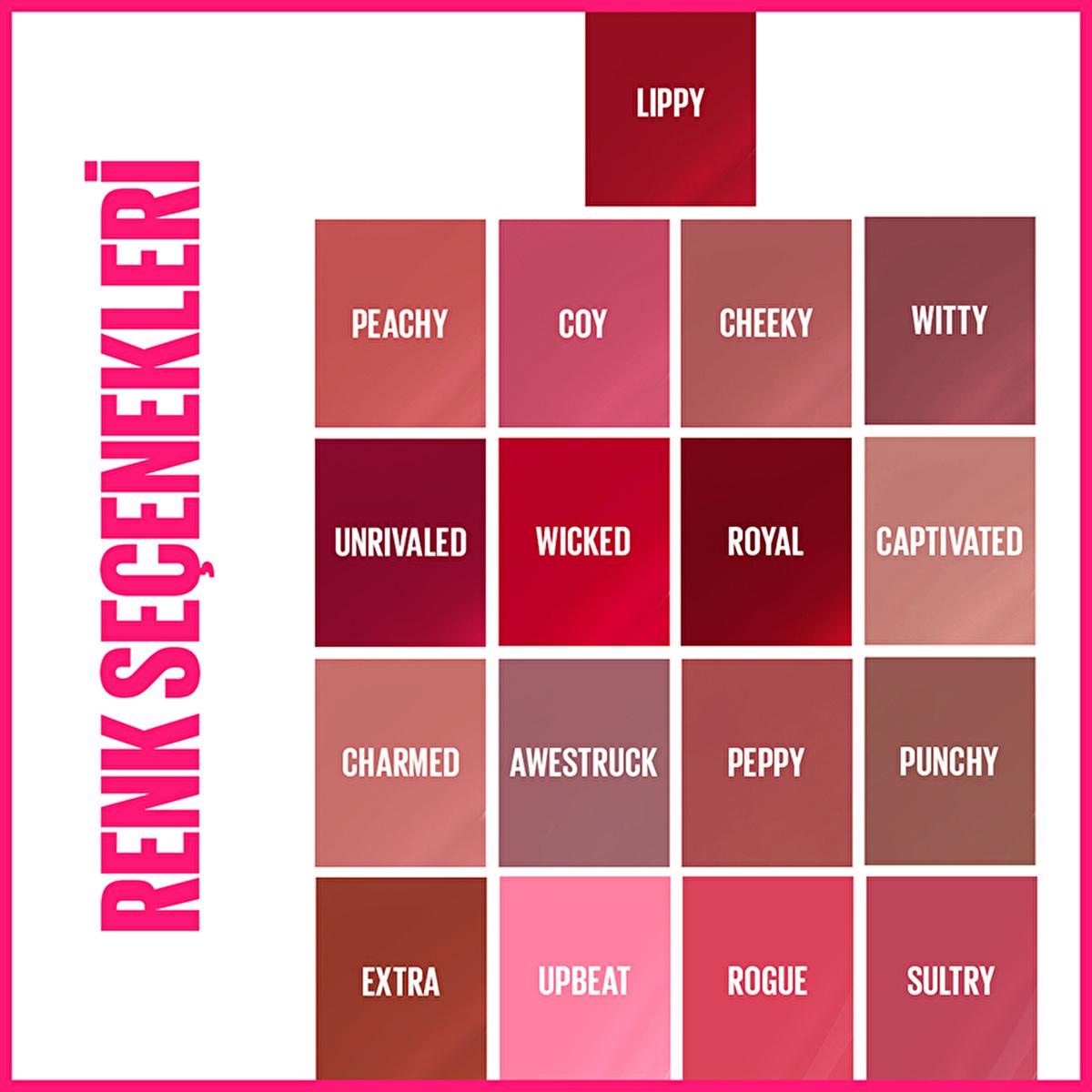 Maybelline New York Super Stay Vinyl Ink Liquid Lipstick - Long-Lasting, Smudge-Proof, High Gloss Finish - 145 Rogue