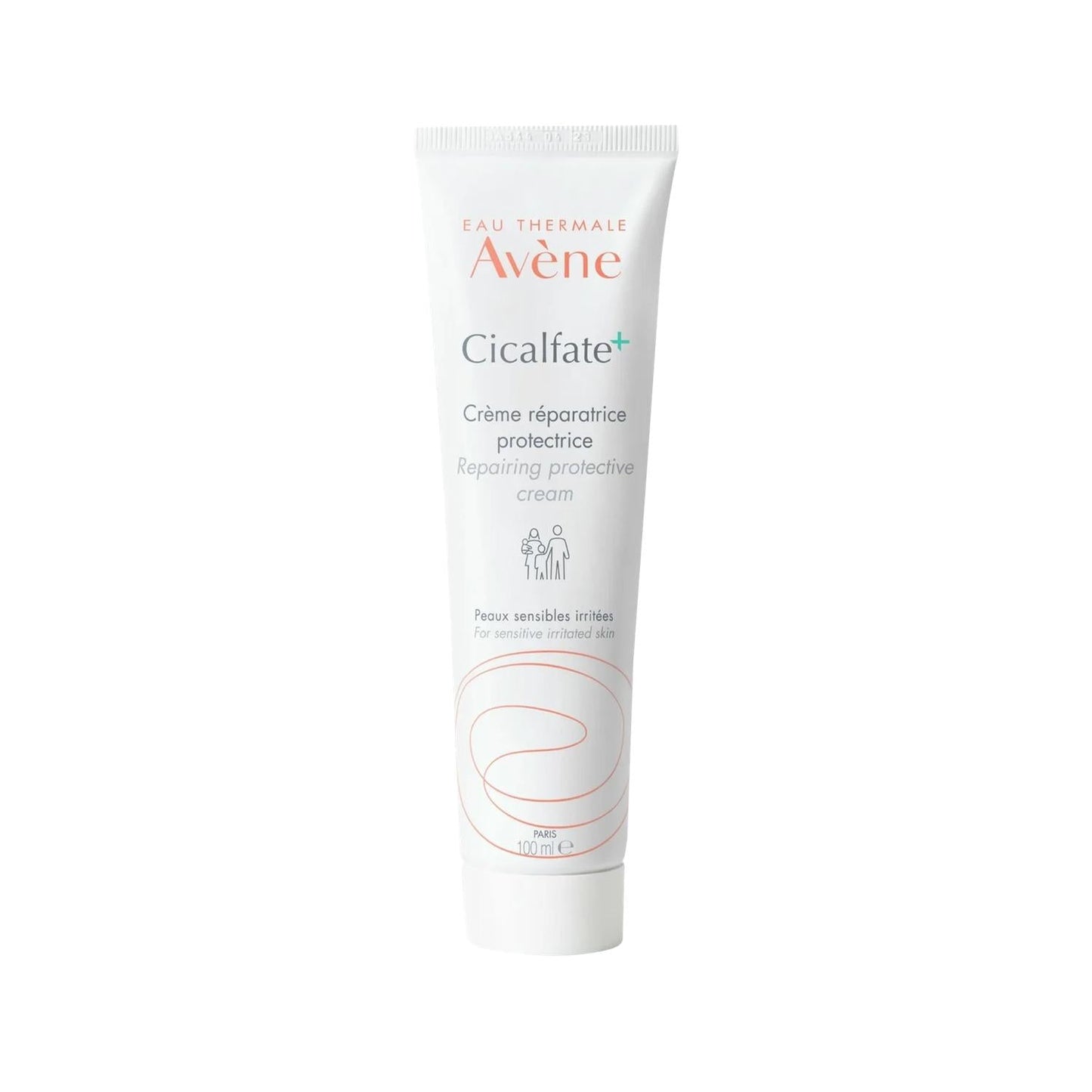 Avene Cicalfate+ Restorative Protective Cream for Sensitive Skin - 3.38 fl oz, Dermatologically Tested