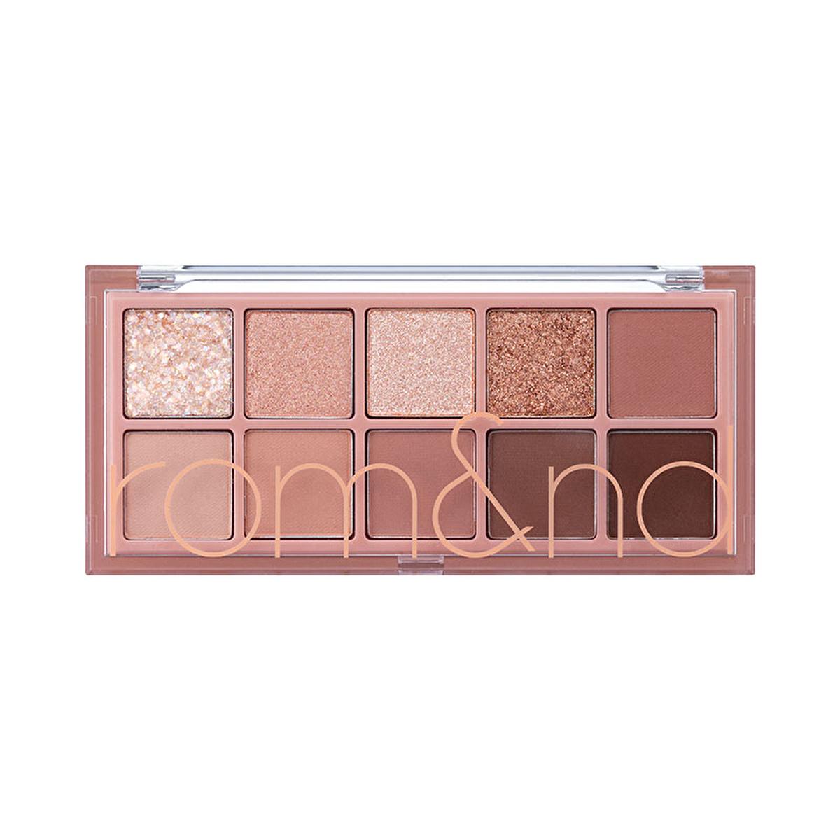 rom&nd Better Than Palette: Rosebud Garden Eyeshadow Palette - Korean Makeup, Matte & Shimmer, Long-Lasting Color