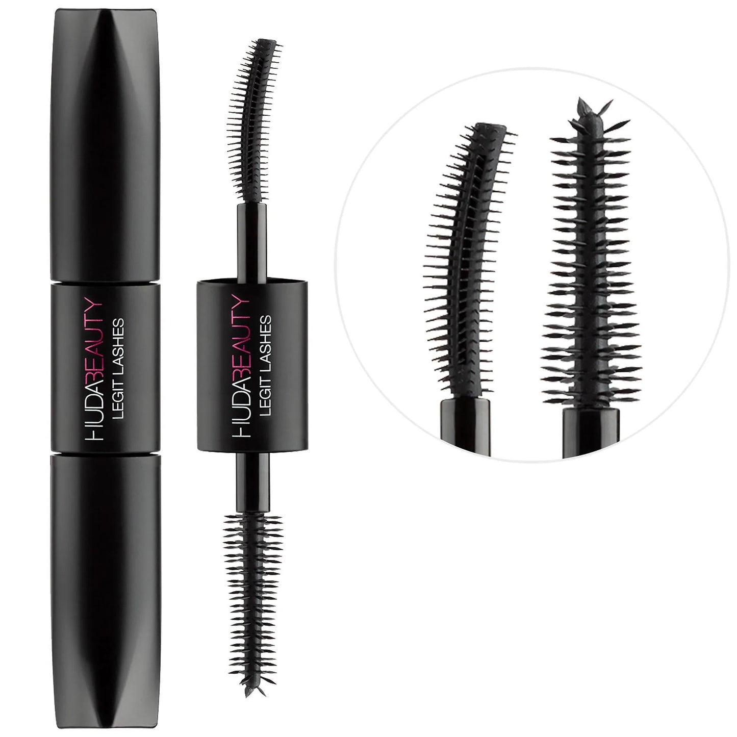 LEGIT LASHES Mini Double-Ended Volumizing and Lengthening Mascara - Cruelty-Free, Electric Blue Shade