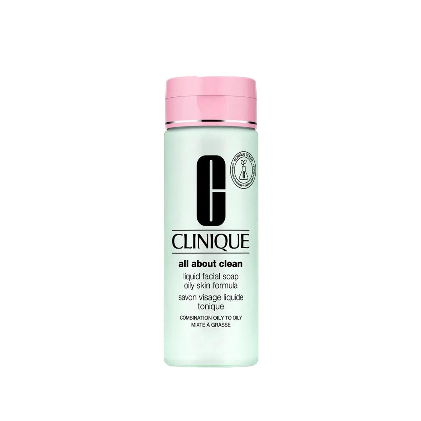 Clinique All About Clean Face Cleansing Gel for Oily Skin - 200ml, Dermatologically Tested, Non-Greasy Facial Cleanser