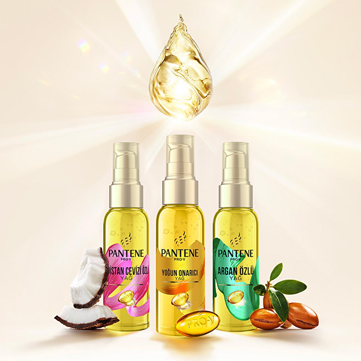 Pantene Pro-V E Vitaminli Hair Care Oil - Nourishing, Repairing, Non-Greasy Hair Oil for Damaged Hair