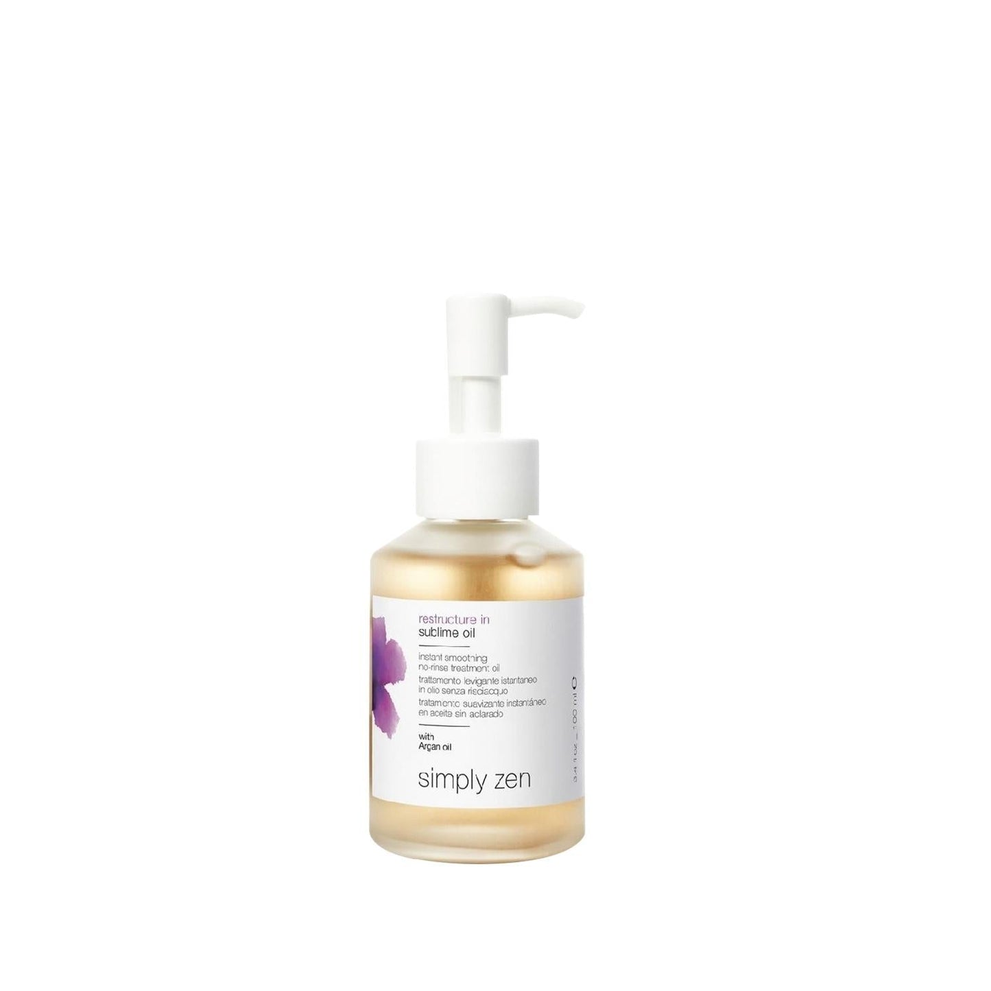 Simply Zen Hair Care Oil - Restructure in Sublime Hair Care Oil 100ml for Damaged Hair Nourishment