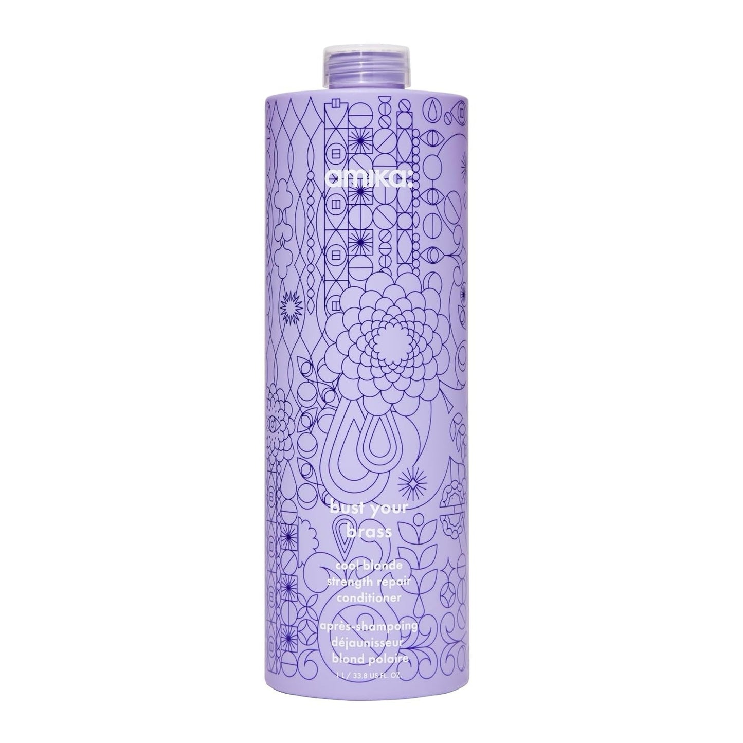 Amika Bust Your Brass Cool Blonde Strength Repair Conditioner - M2G
