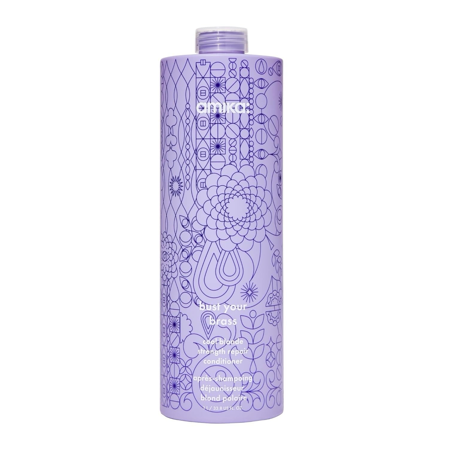 Amika Bust Your Brass Cool Blonde Strength Repair Conditioner - M2G