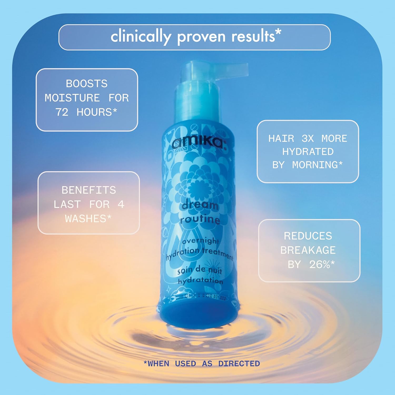 Amika Dream Routine Overnight Hydrating Hair Mask 100 mL - M2G