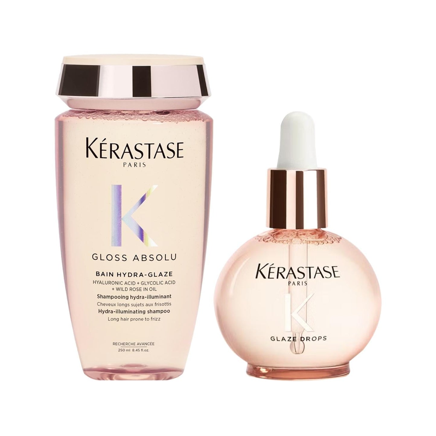 Kerastase Anti-Frizz & Shine Hair Care Set: Tame Frizz, Boost Radiance for Smooth, Manageable Hair - Includes Two Products.