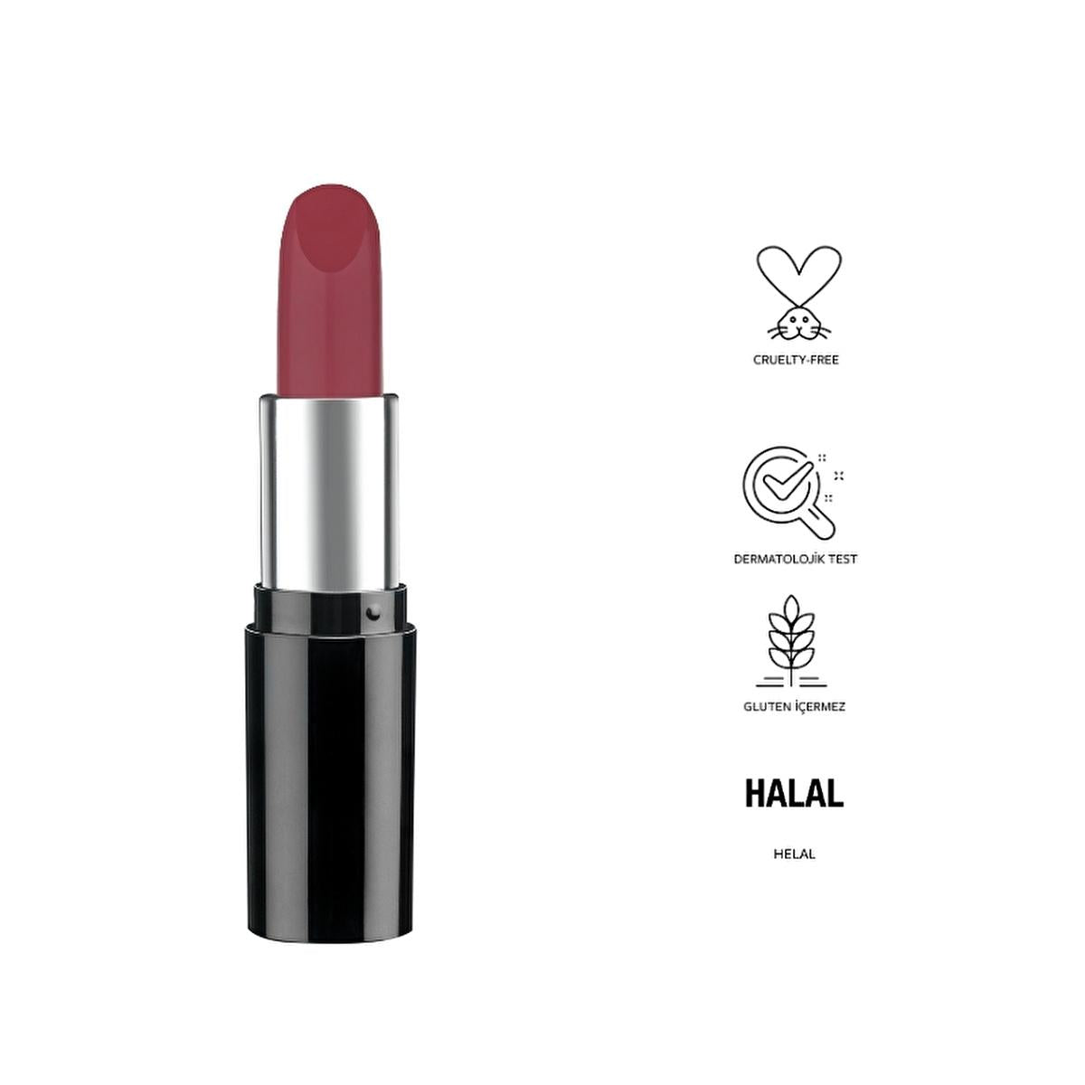 FashionFair Pastel Nude Lipstick 523 - Moisturizing, Cruelty-Free Cosmetic Lipstick for Natural Look