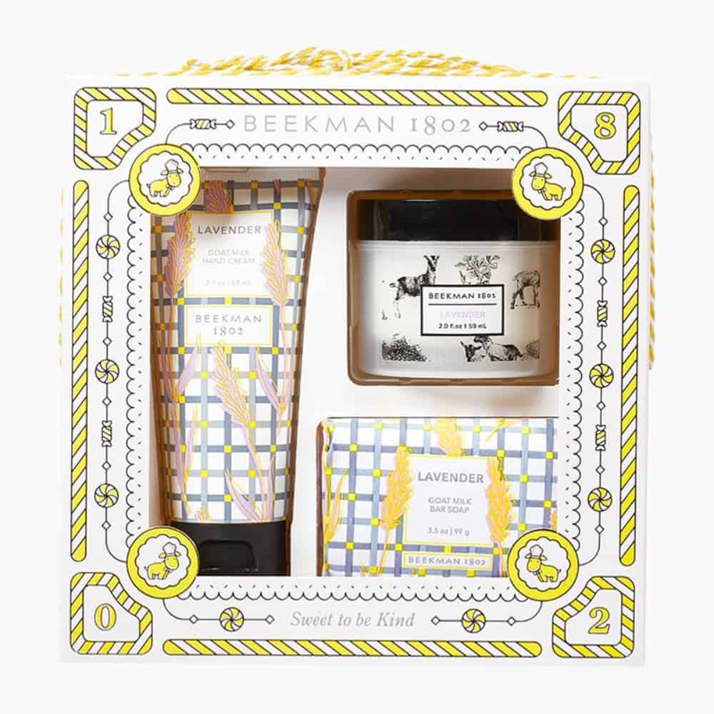 Beekman 1802 Lavender Sweet to be Kind Goat Milk Skincare Gift Set - M2G