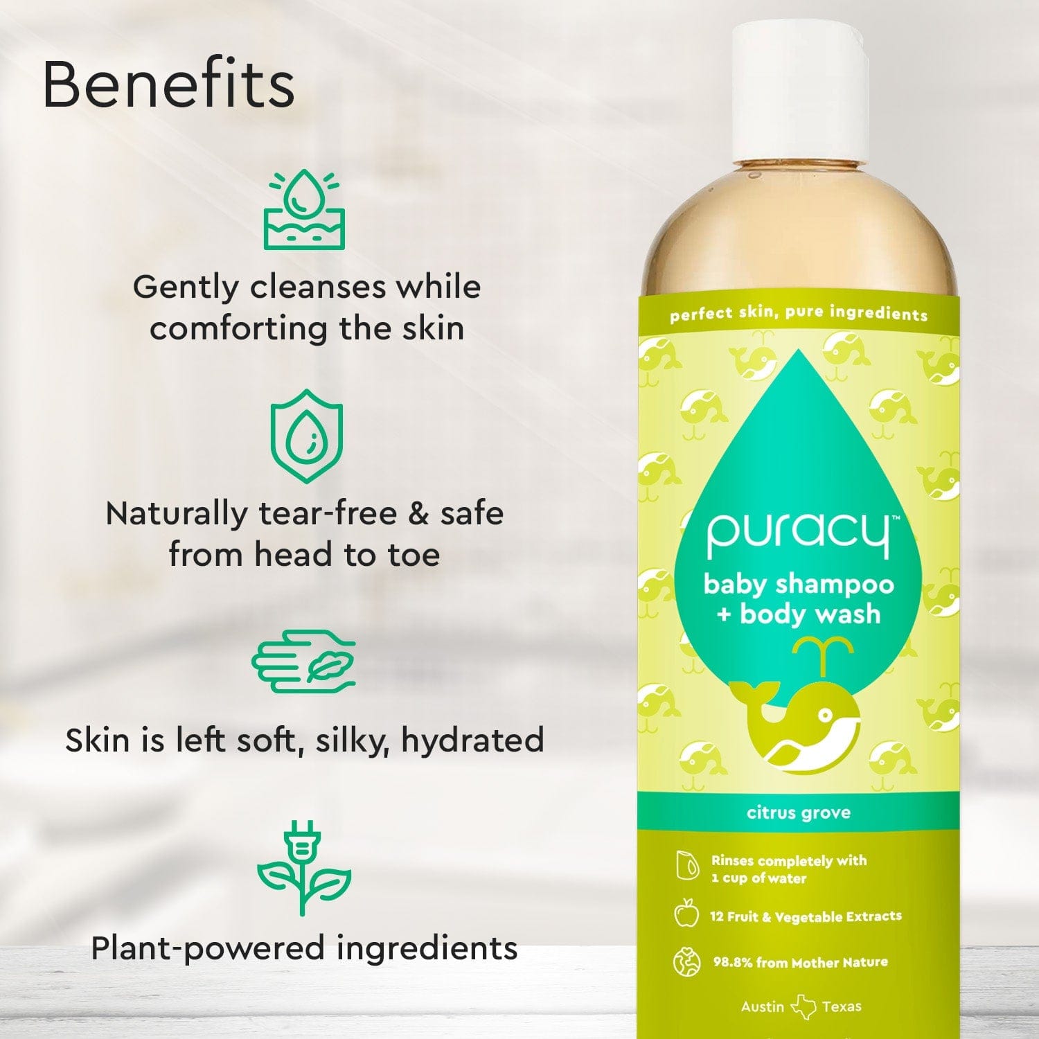 Baby Shampoo & Body Wash (Tear-Free) - M2G