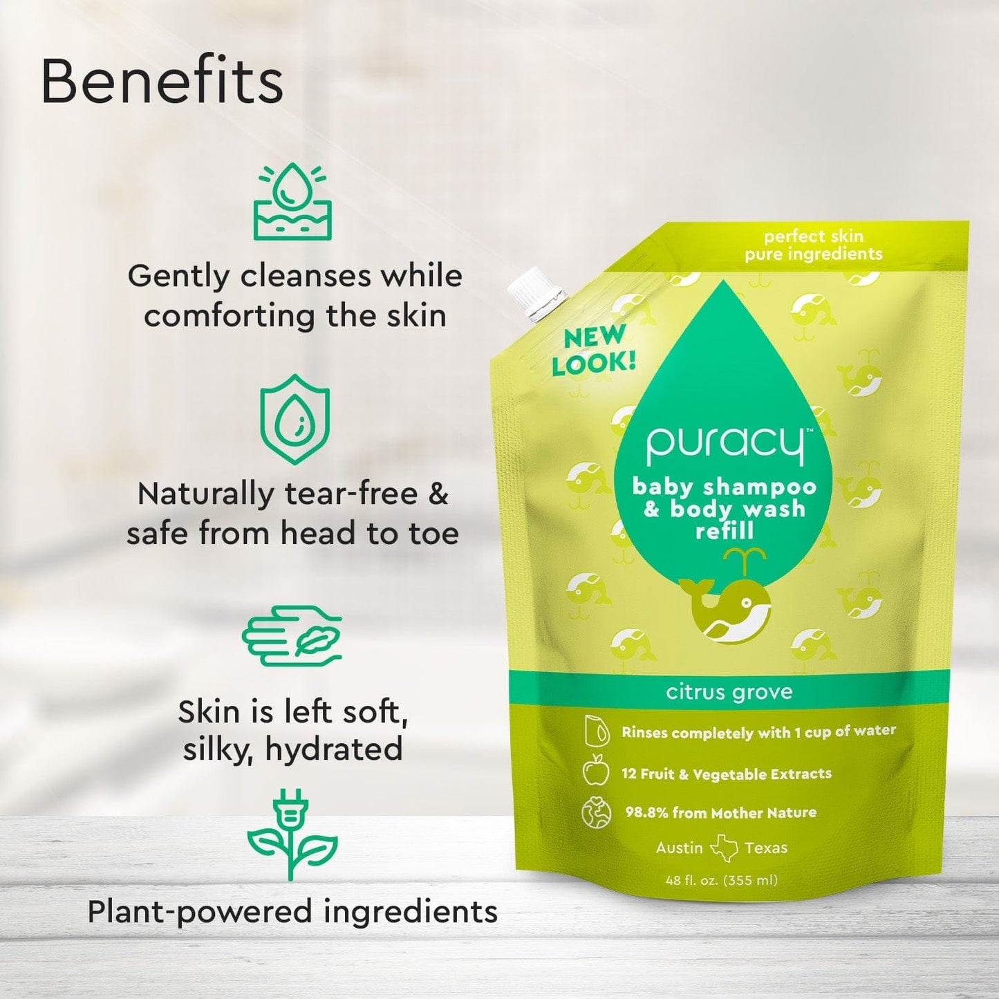 Baby Shampoo & Body Wash (Tear-Free) - M2G
