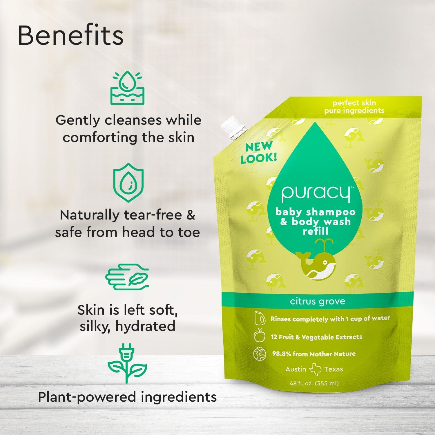 Baby Shampoo & Body Wash (Tear-Free) - M2G