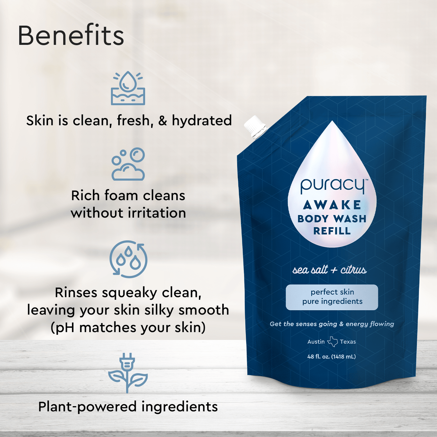 Body Wash (Acidified, PH Balanced) - M2G