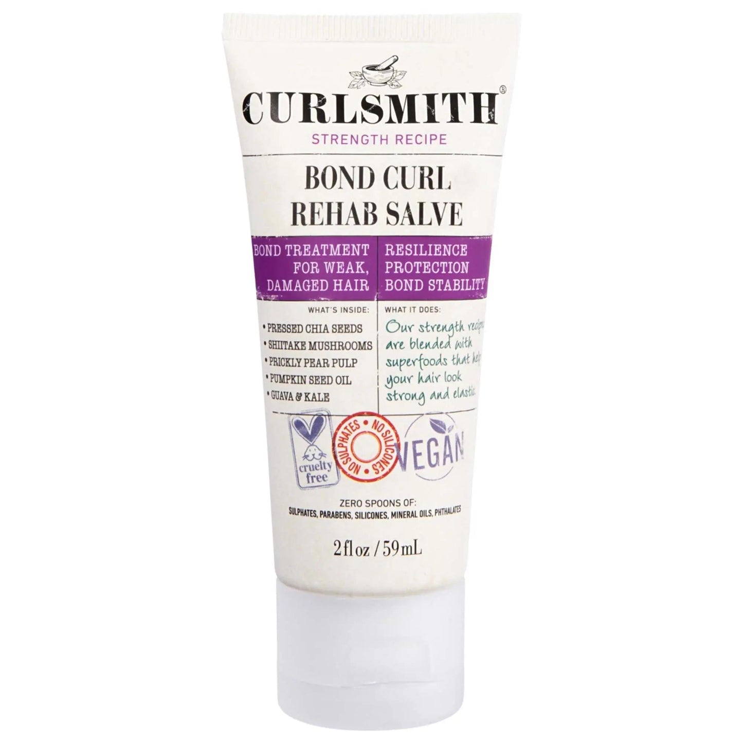 Mini Bond Curl Rehab: Intense Hair Repair Treatment | Strengthens, Repairs & Defines Curls | Vegan & Cruelty-Free