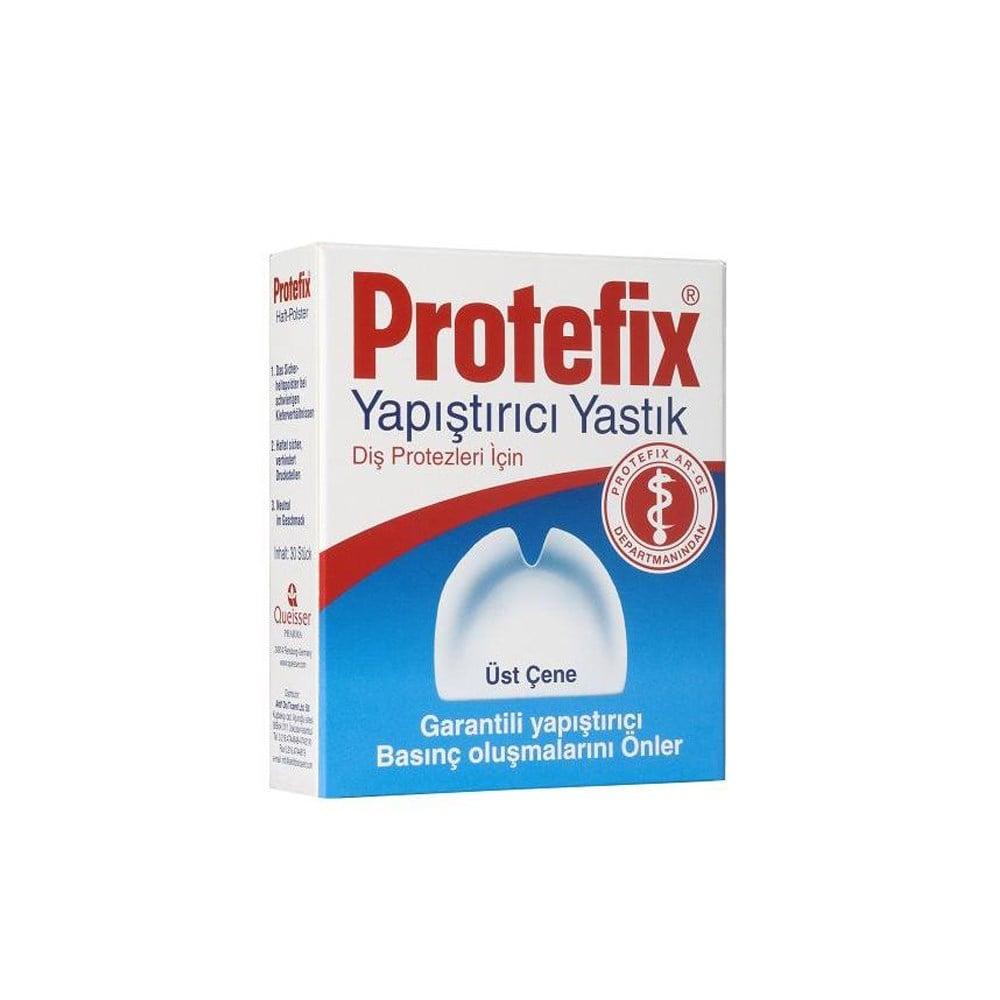 Protefix Upper Jaw Denture Adhesive Pads for Secure Fit - Easy to Use, Comfortable Denture Fixative for Upper Dentures