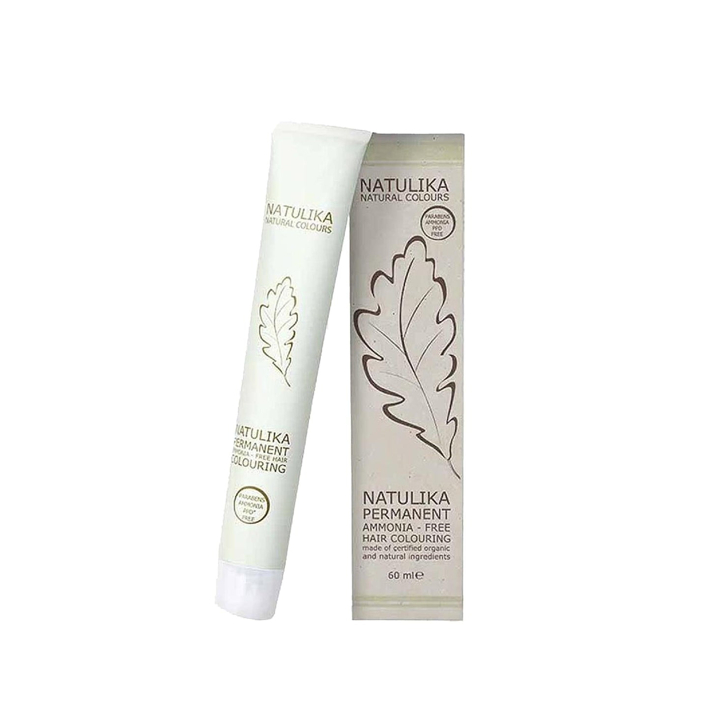 Natulika Ammonia-Free Hair Dye 60ml - Gentle, Natural Hair Color for Sensitive Scalps