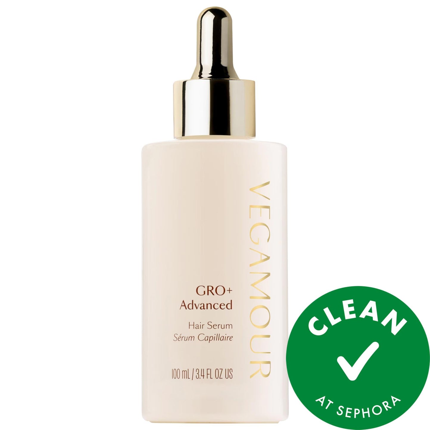 Vegamour GRO+ Advanced Hair Serum for Severe Signs of Thinning - Visibly Improves Hair Density, Reduces Shedding, Vegan Hair Care