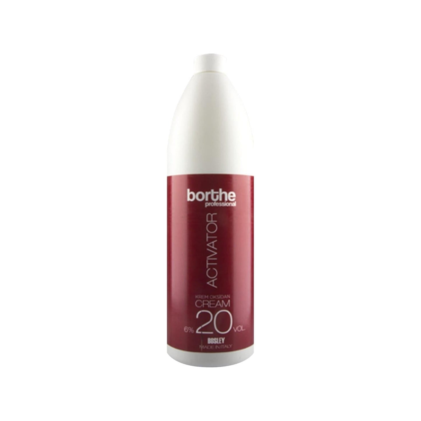 Borthe Professional Cream Developer 20 Vol. 6% 1000 ml - Professional Hair Oxidizer & Developer Cream for Salon-Quality Hair Coloring & Bleaching