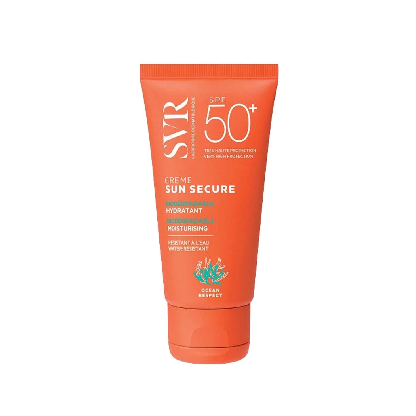 SVR Sun Secure Sunscreen SPF50+ - Gentle, Effective Sun Protection for Sensitive Skin (1.69 fl oz)