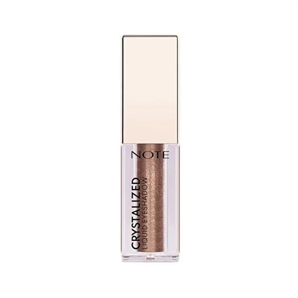 Note Cosmetics Crystalized Liquid Eyeshadow: High Pigment, Long Lasting, Crease-Resistant Metallic & Matte Eye Color