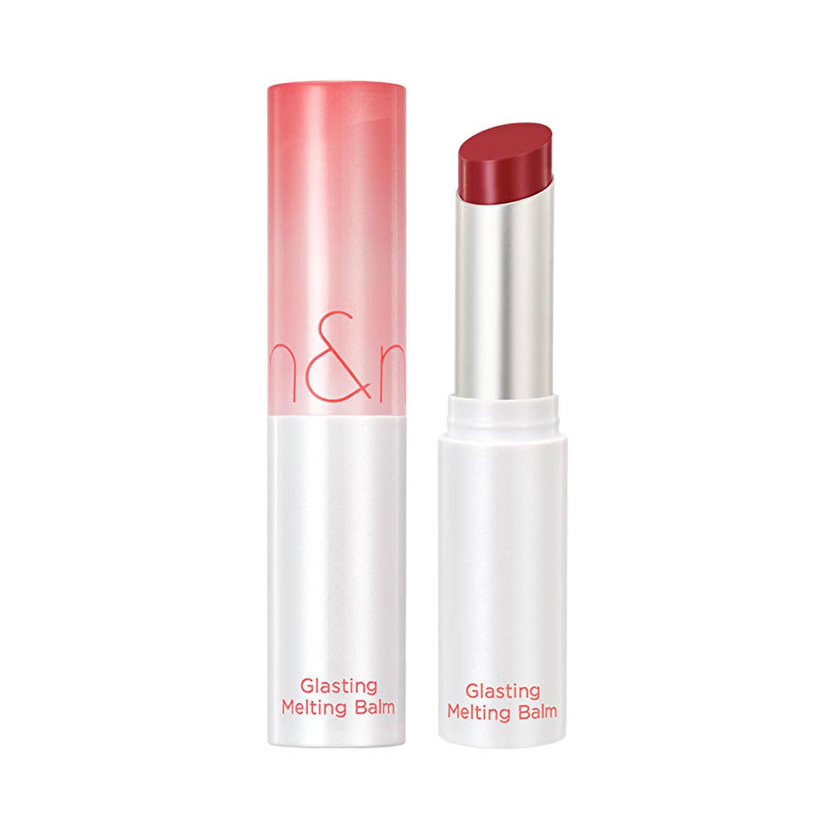 rom&nd Glasting Melting Balm - Vegan, Moisturizing Colored Lip Balm with Non-Greasy Shine - Hippie Berry