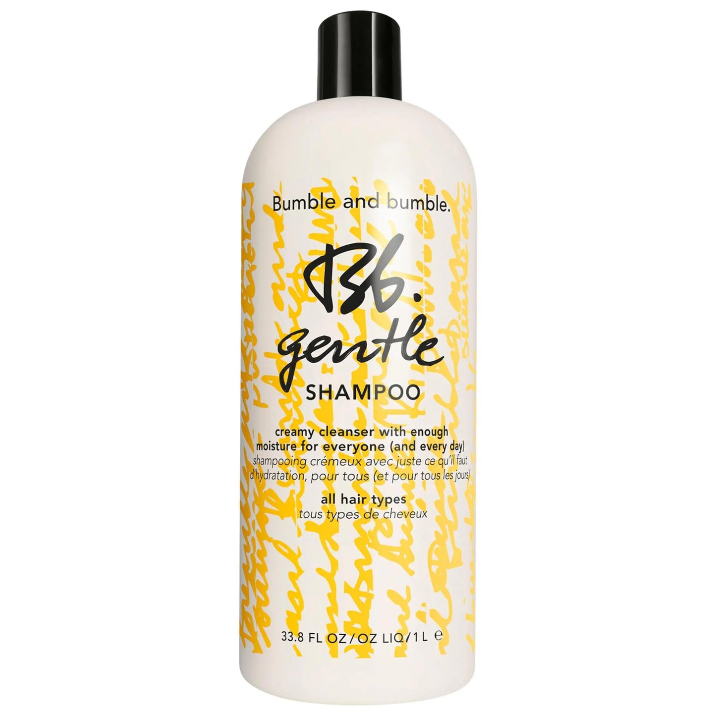 Gentle Shampoo: Hydrating, Color-Safe Daily Cleanser with Avocado Oil for Dry, Fine, Curly & Wavy Hair