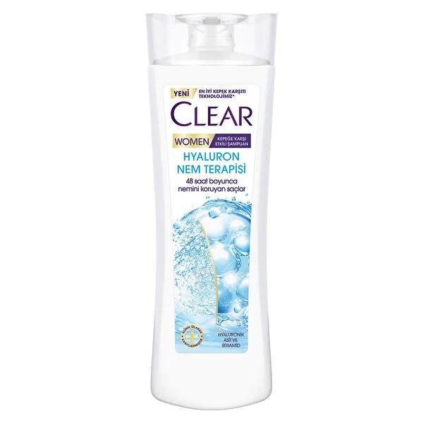 Clear Women Hyaluronic Acid Moisturizing Shampoo - Anti-Dandruff, 11.83 fl oz