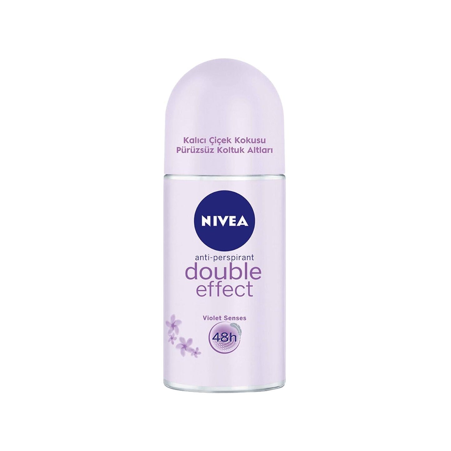 Nivea Double Effect Roll-On Deodorant - 50 ml Antiperspirant for Effective Odor Protection