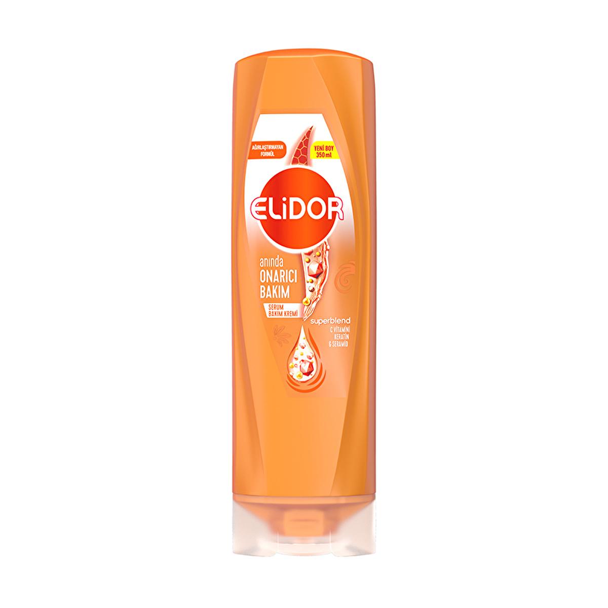 Elidor Hair Care Cream - Nourishing Keratin Treatment with C Vitamin & Seramide for Damaged Hair