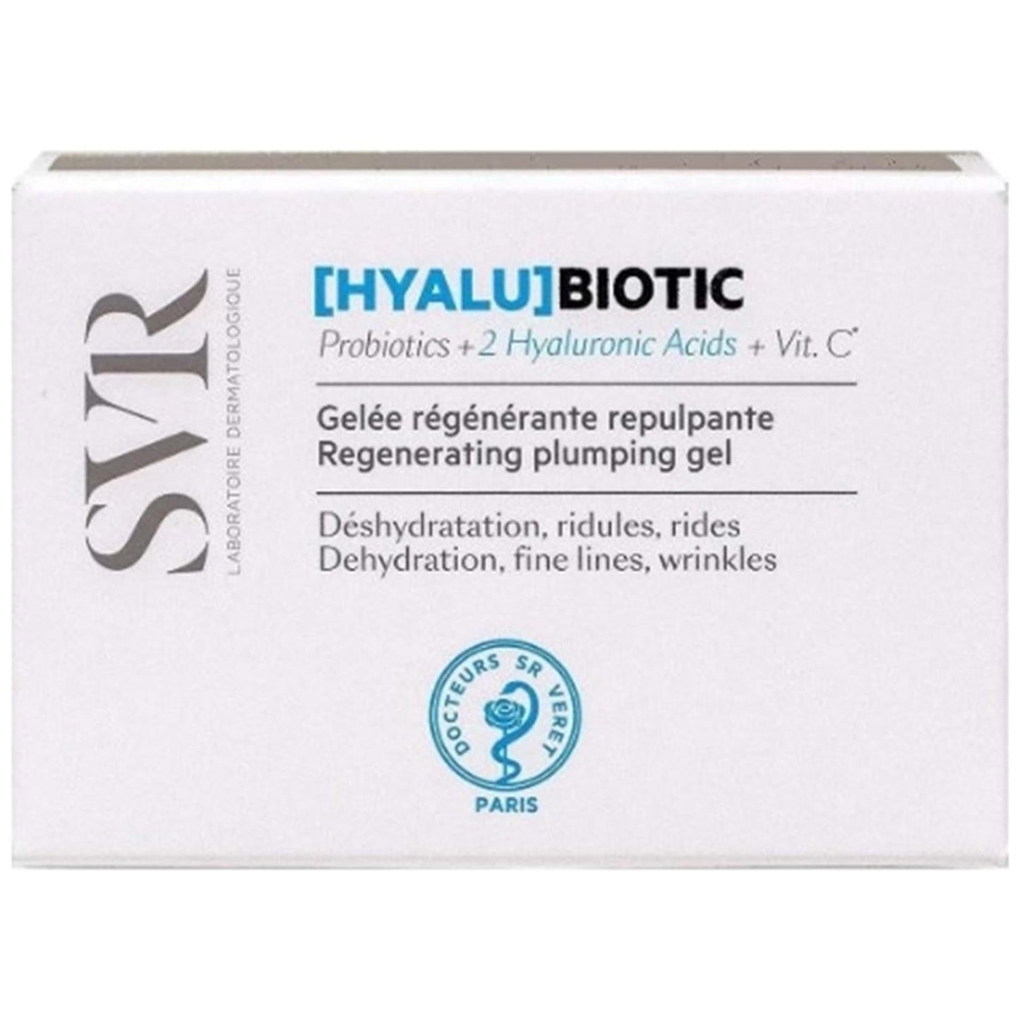 SVR Hyalu Biotic Regenerating Plumping Anti-aging Face Cream/Gel - Sensitive Skin Friendly, Hydrating, Vitamin C Enriched