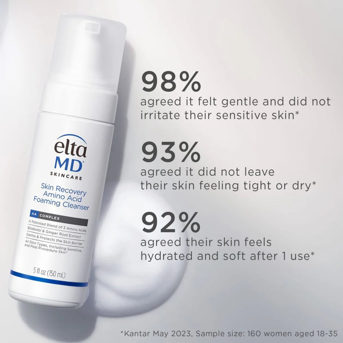 EltaMD Skin Recovery Amino Acid Foaming Cleanser 1 Oz - M2G