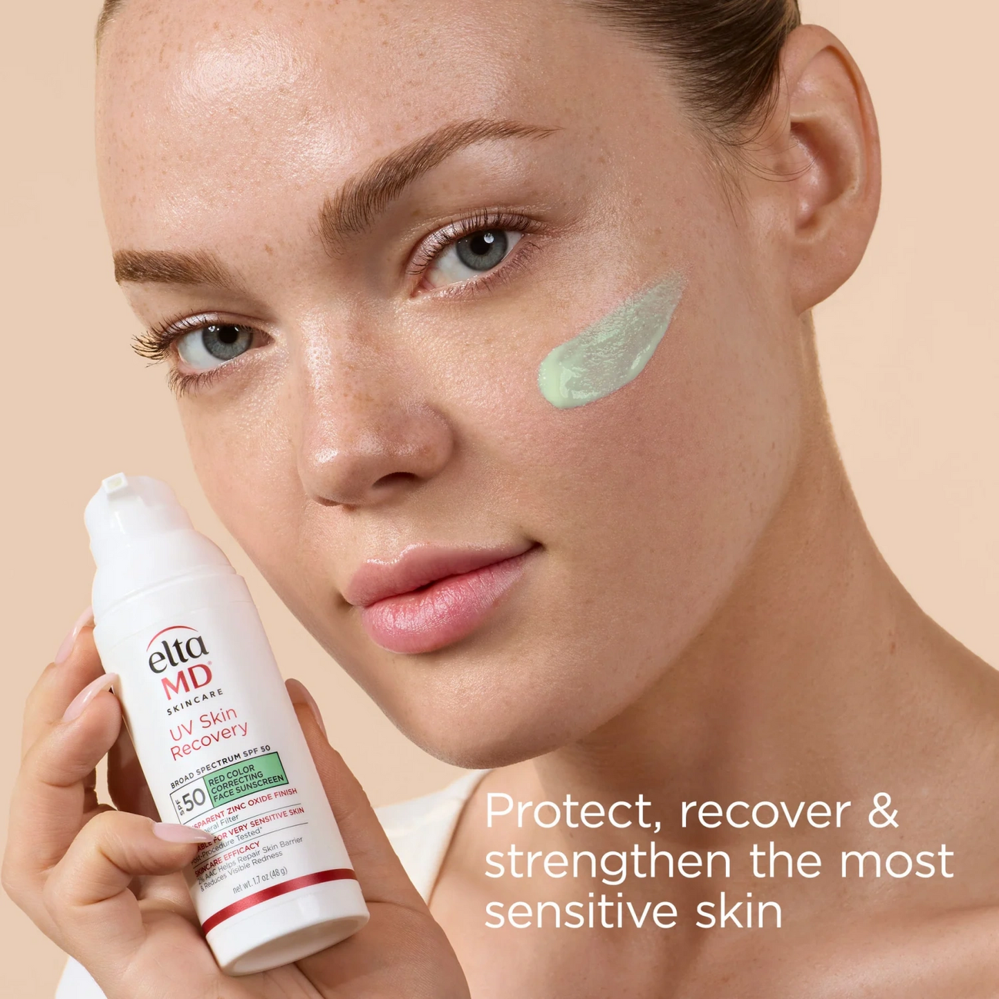 EltaMD UV Skin Recovery Red Color Correcting Green Tint Broad Spectrum SPF 50 - M2G