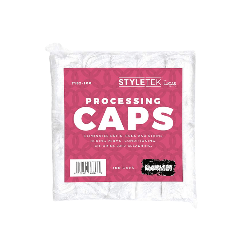 Styletek Clear Processing Caps -100pk - M2G