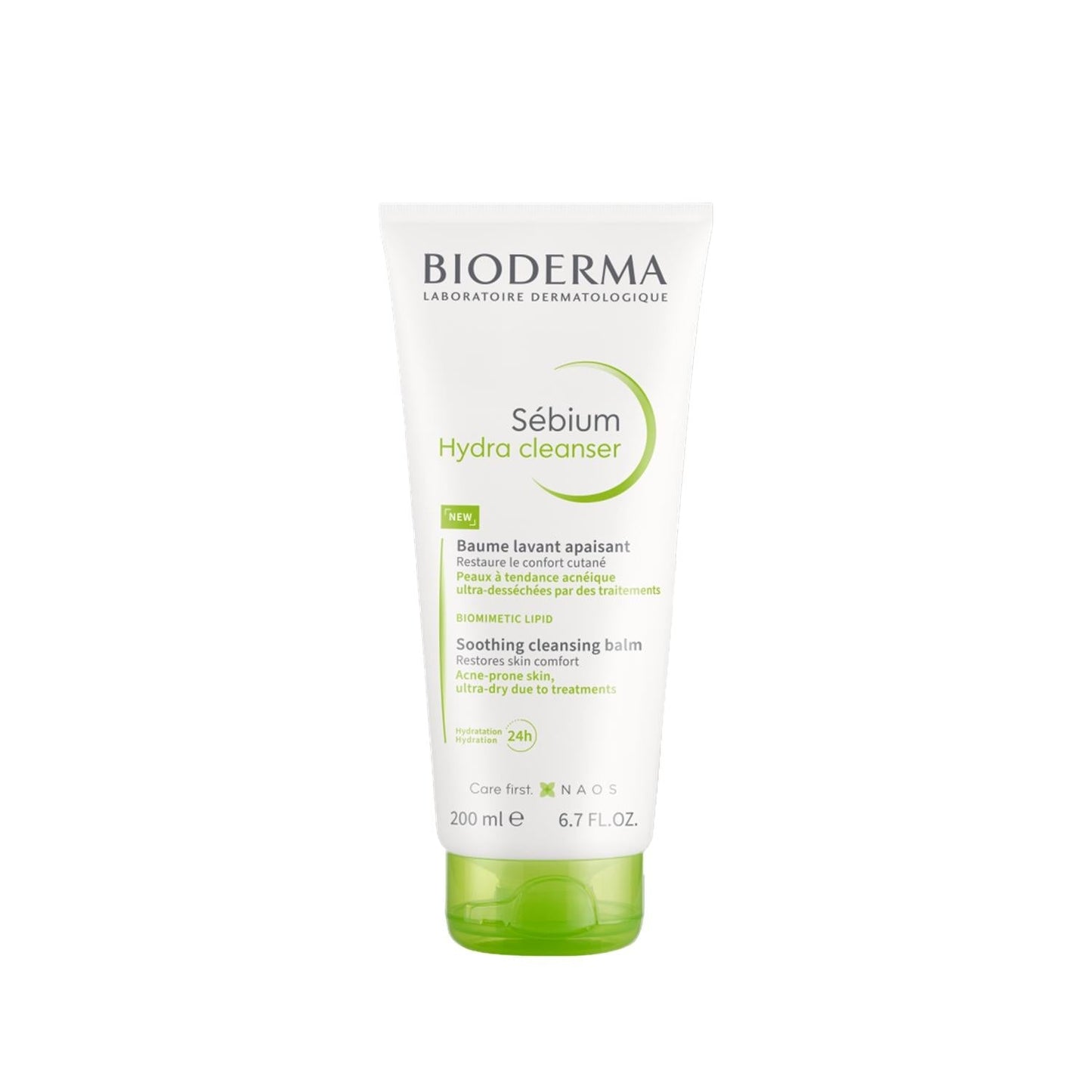 Bioderma Sebium Hydra Cleanser - Gentle Facial Cleanser for Acne-Prone Skin, Moisturizing & Non-Irritating